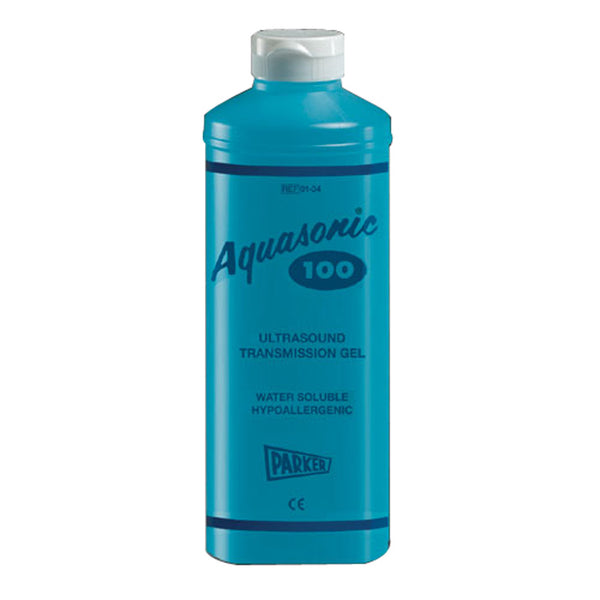 01-34 Aquasonic 100 Ultrasound Gel - 1 liter with dispenser cap, 6 per box