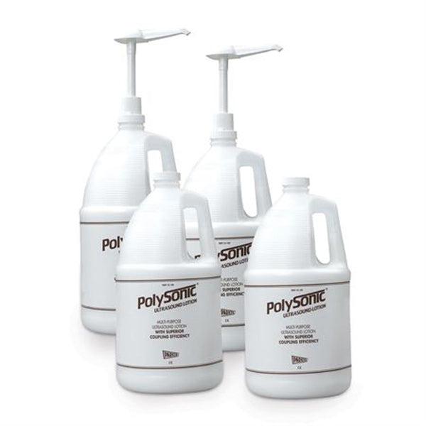 21-50  Polysonic Ultrasound Lotion , 4 Gallon with  2 Dispenser and 1 Dispenser Pump