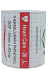HEART CARE - 20 Thermal Graph Paper Roll (50 MM X 20 MTR)