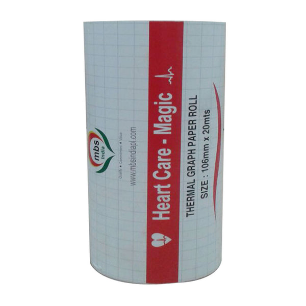 HEART CARE MAGIC ECG Roll(106 MM X 20 MTR)