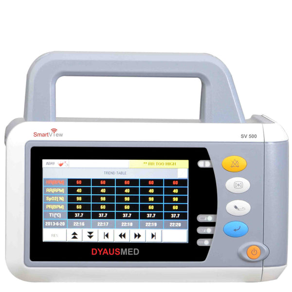 SV500 Patient Monitor(ECG,Resp,  NIBP, Masimo SpO2,Temp)